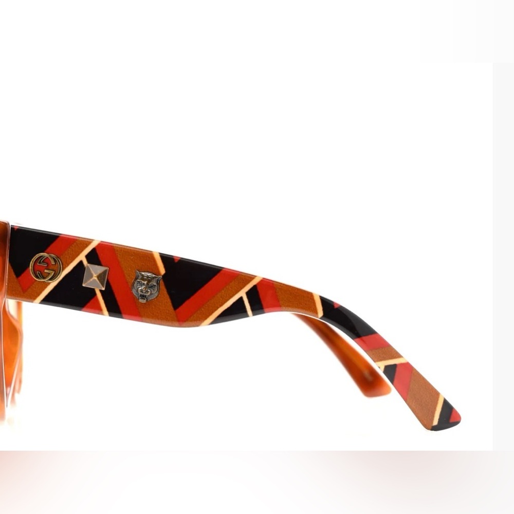 GUCCI Interlocking GG Acetate Square Frame Sungla… - image 4